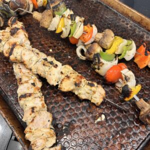 Chicken and Vegetable Kabobs